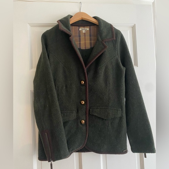 Felted Hunter Green Jacket - Picture 2 of 7